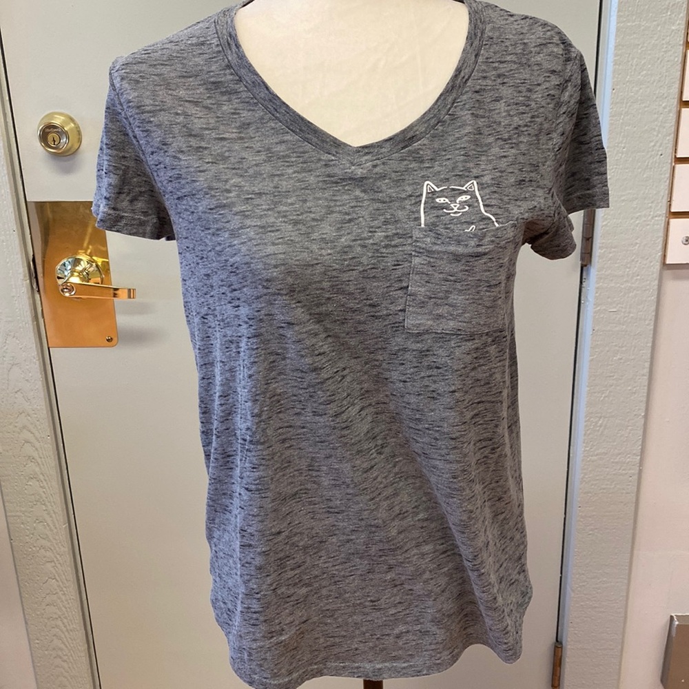 No Boundaries Bad Kitty T-Shirt- M(7-9)